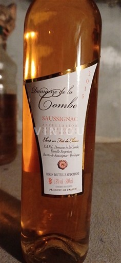 Sud-Vest Saussignac Domaine La Combe 2015