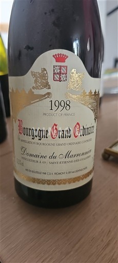 Burgundia Nespecificat Domaine Marronnier 1998