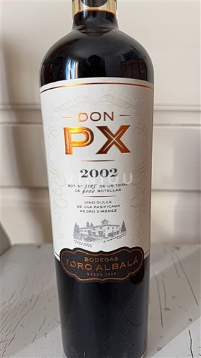 Andaluzia Montilla-moriles Bodegas Toro Albalá Don PX 2002