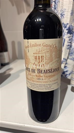 Bordeaux Saint-Émilion Grand Cru Croix de Beauséjour 2013