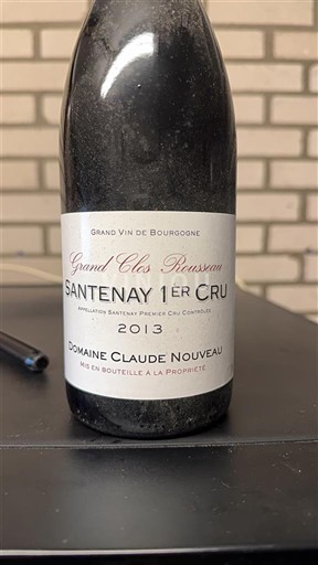 Burgundia Nespecificat Premier Cru Domaine Claude Nouveau Grand Clos Rousseau 2013