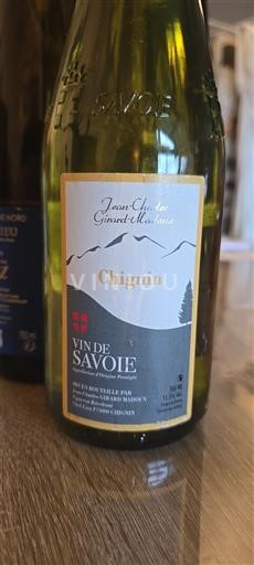 Savoia și Bugey Chignin Jean-Charles Girard-Madoux Nemilésimat