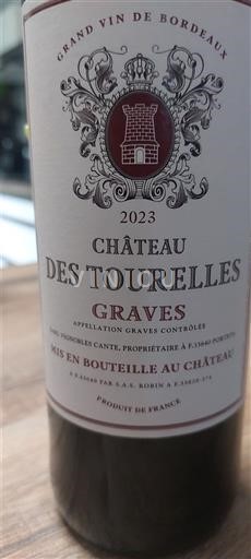 Burdeos Graves Château Tourelles 2023