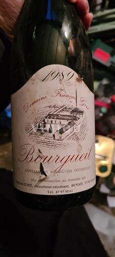 Valea Loarei Bourgueil Domaine Francis Gore 1989