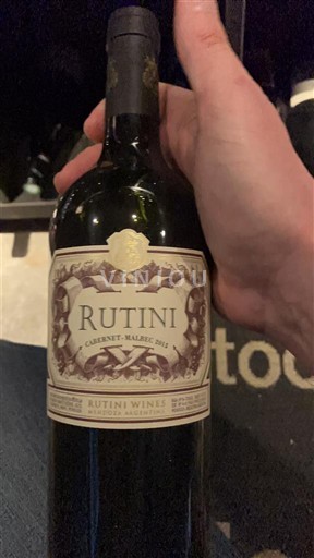 Mendoza Rutini Wines Cabernet-Malbec 2015