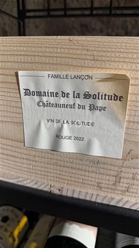 Valea Ronului Châteauneuf-du-Pape Domaine La Solitude Vin de la Solitude 2022