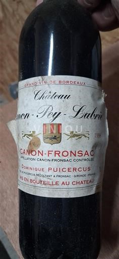 Bordeaux Canon-Fronsac Château Canon-Pey-Labrie 1988