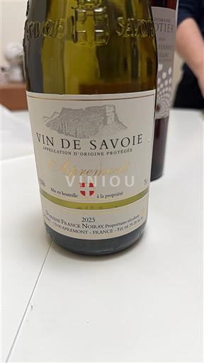 Savoia și Bugey Apremont Domaine Franck Noiray 2023