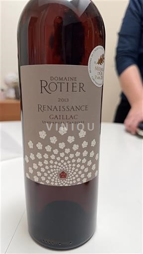 South West Gaillac Domaine Rotier Renaissance 2013