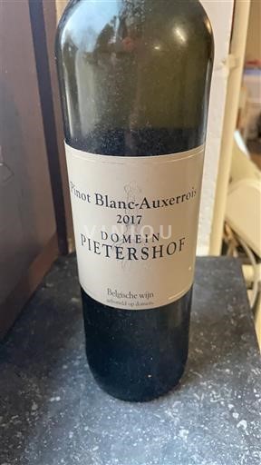 Flandra Vin de Terroir Flamand Domein Pietershof Pinot Blanc-Auxerrois 2017