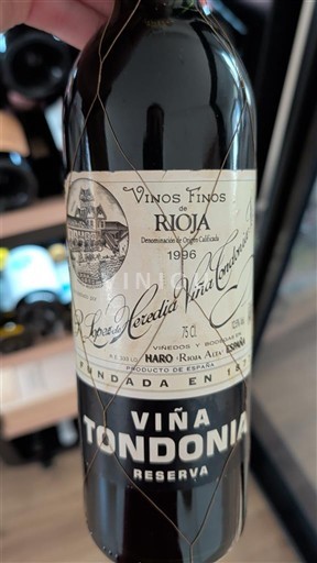 La Rioja Rioja R. Lopez de Heredia Viña Tondonia Viña Tondonia Reserva 1996