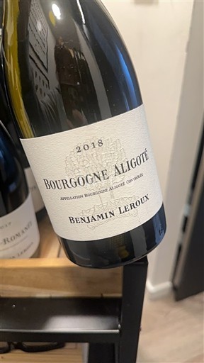 Burgundia Bourgogne-aligoté Benjamin Leroux 2018
