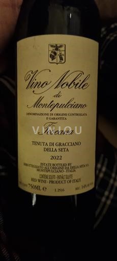Toscana Vino Nobile di Montepulciano Tenuta di Gracciano della Seta 2022