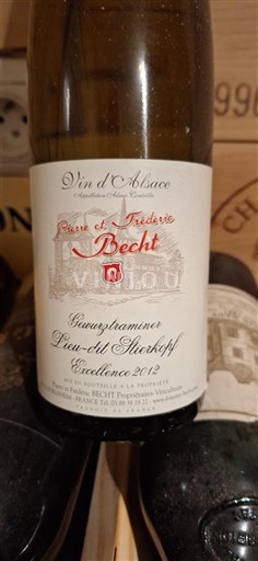 Alzacija Gewürztraminer Château Pierre et Frédéric Becht Excellence 2012