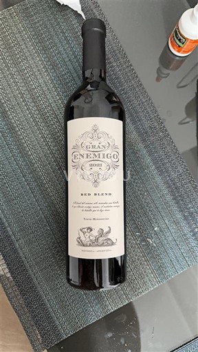 Mendoza Gran Enemigo Red Blend 2018
