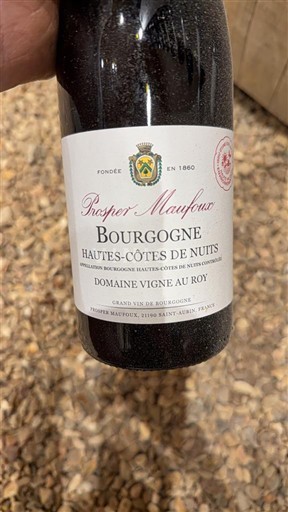 Burgundia Hautes Côtes de Nuits Domaine Vigne au Roy Prosper Maufoux Nemilésimat