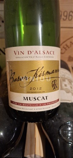 Alsacia Muscat Baron Kirmann 2012