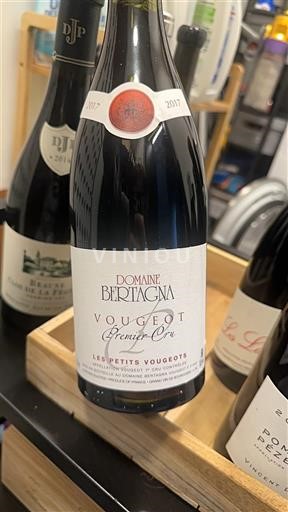 Burgundia Vougeot Premier Cru Domaine Bertagna Les Petits Vougeots 2017