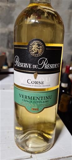 Corsica Réserve du Président Vermentinu 2021
