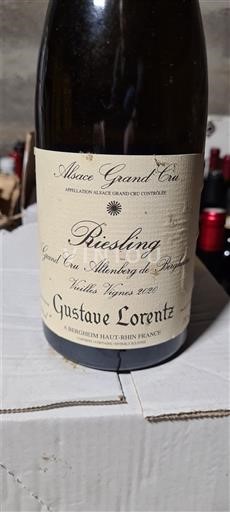 Alsácia Alsácia Grand Cru Grand Cru Gustave Lorentz Grand Cru Altenberg de Bergheim Vieilles Vignes 2020