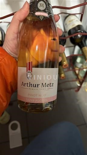 Alsacia Pinot noir Arthur Metz Sans alcool Nemilésimat