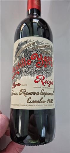 La Rioja rioja Castillo Ygay Gran Reserva Especial 1985