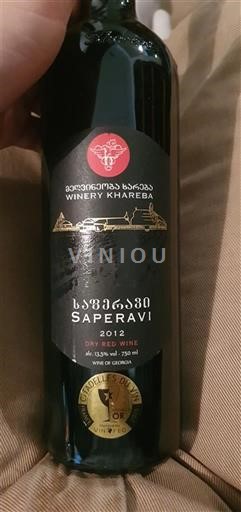 Kakheti Telavi Winery Khareba Saperavi 2012