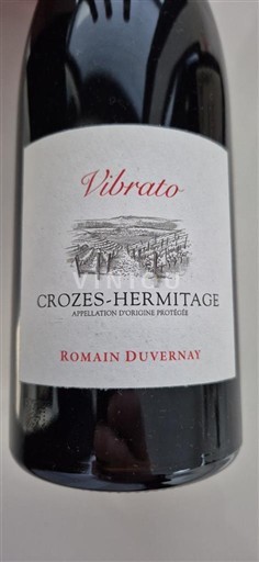 Valea Ronului Crozes-Hermitage Romain Duvernay Vibrato 2018