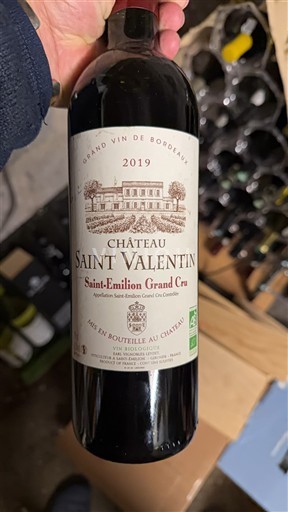 Bordeaux Saint-Émilion Grand Cru Grand Cru Château Saint Valentin 2019