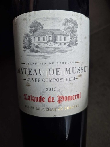 Burdeos Lalande-de-Pomerol Château Musset Compostelle 2015