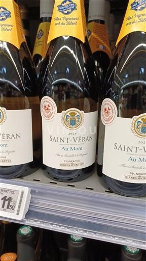 Burgundia Saint-Véran Vignerons Terres Secrètes Au Mont 2022