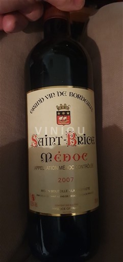 Bordeaux Médoc Saint Brice 2007
