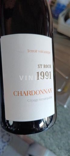 Valea Loarei Puy-de-Dôme St Roch Chardonnay Terroir Volcanique 1991