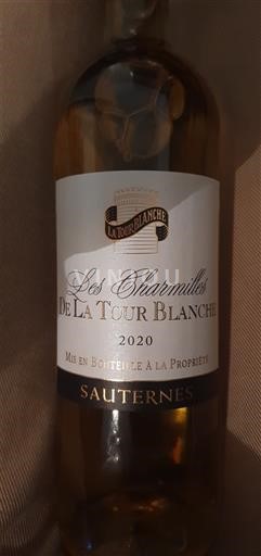 Bordeaux Sauternes La Tour Blanche Les Charmilles 2020