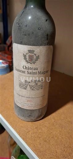 Bordeaux Castillon-côtes-de-bordeaux Château Couvent Saint-Magne 1975