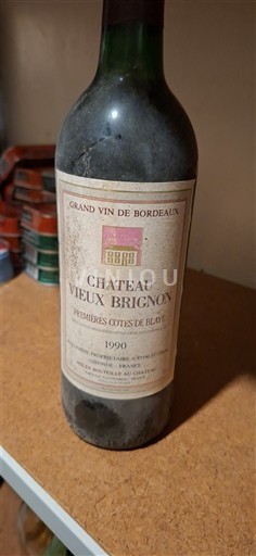 Burdeos Blaye-Côtes de Burdeos Château Vieux Brignon 1990