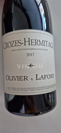 Rona dolina Crozes-hermitage Olivier & Lafont 2017