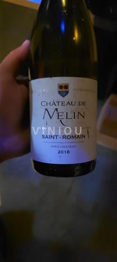 Burgundia Saint-Romain Château Melin Sous Château 2018