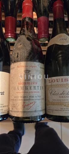 Burgundia Chambertin Grand Cru Louis Trapet Père & Fils 1978