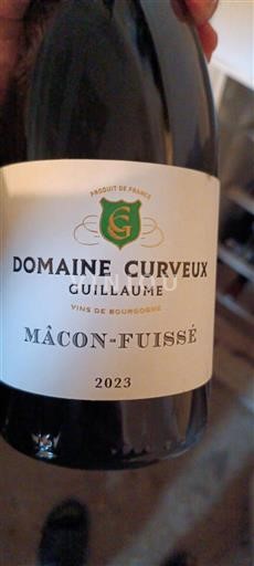 Burgundi Mâcon ja Mâcon-kylät Domaine Curveux Guillaume 2023