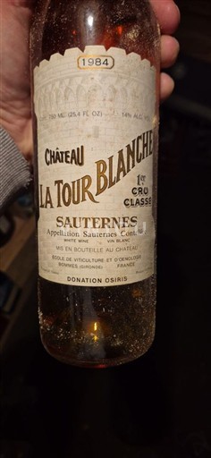 Бордо Сотерн Premier Cru Château La Tour Blanche 1984