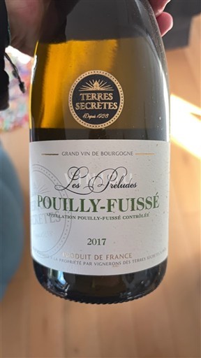 Bourgondië Pouilly-fuissé Terres Secrètes Les Préludes 2017