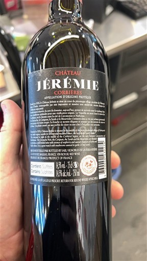Languedoc Corbières Château Jérémie 2023
