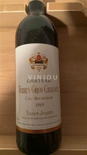 Bordeaux Saint-Julien Château Terrey-Gros-Cailloux 1989