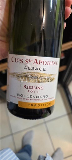 Alsacia Clos Ste Apolline Tradition 2011