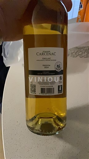 Sud-Vest Gaillac Domaine Carcenac Frisson 2024