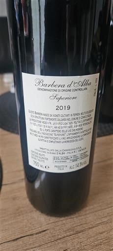 Piemonte Barbera d'Alba Cantina Sociale di Castagnole delle Lanze Superiore 2019
