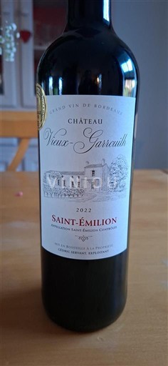 Bordeaux Saint-Émilion Château Vieux Garraud 2022
