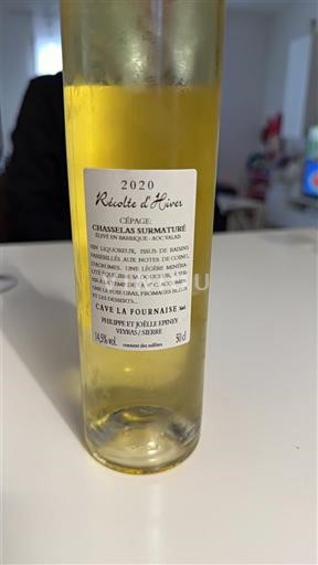 Valais Valea Cave la Fournaise Récolte d'Hiver 2020