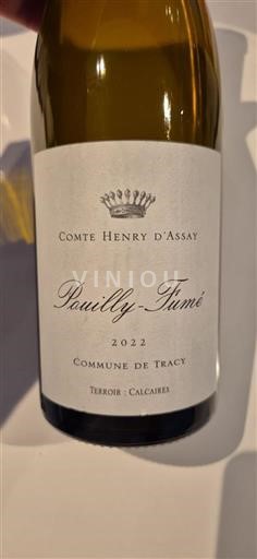 Loirevallei Pouilly-fumé Comte Henry d'Assay 2022